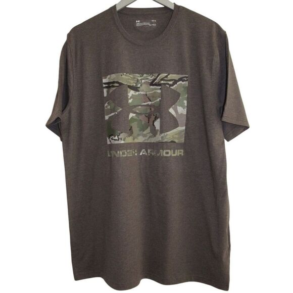 Under Armour Other - New Under Armour UA Logo Camo Tee Shirt Brown Loose L